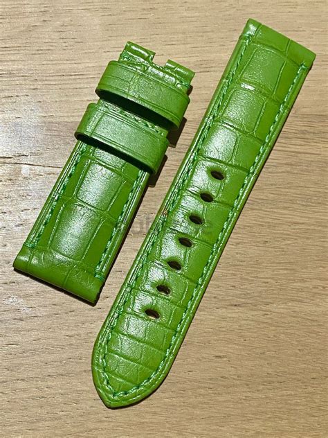 panerai green alligator strap|Panerai Green Alligator Strap 24/18 .